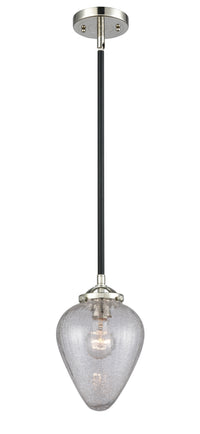 Nouveau Mini Pendant Black Antique Brass