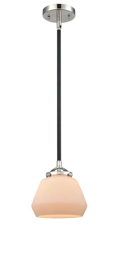 Nouveau Mini Pendant Black Antique Brass