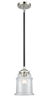 Nouveau Mini Pendant Black Antique Brass
