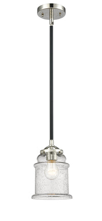 Nouveau Mini Pendant Black Antique Brass