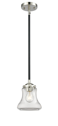 Nouveau Mini Pendant Black Antique Brass