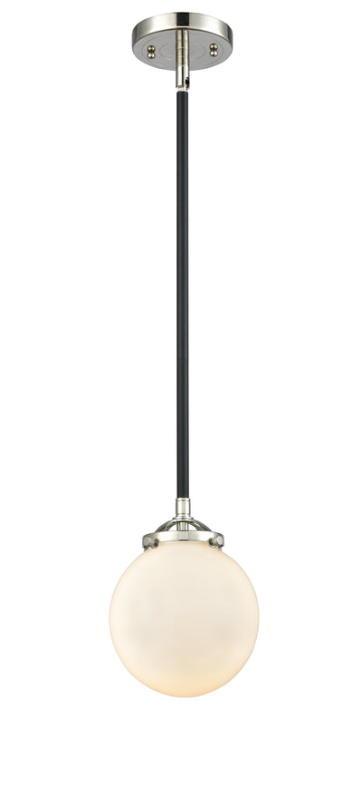 Nouveau Mini Pendant Black Antique Brass
