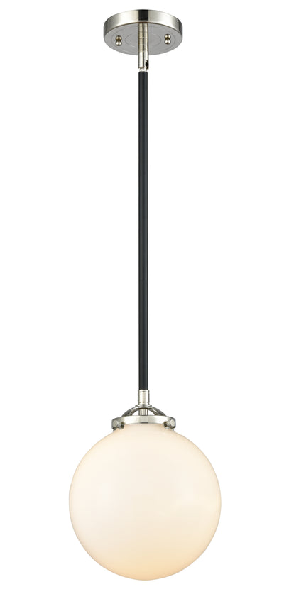 Nouveau Mini Pendant 8" Cast Brass