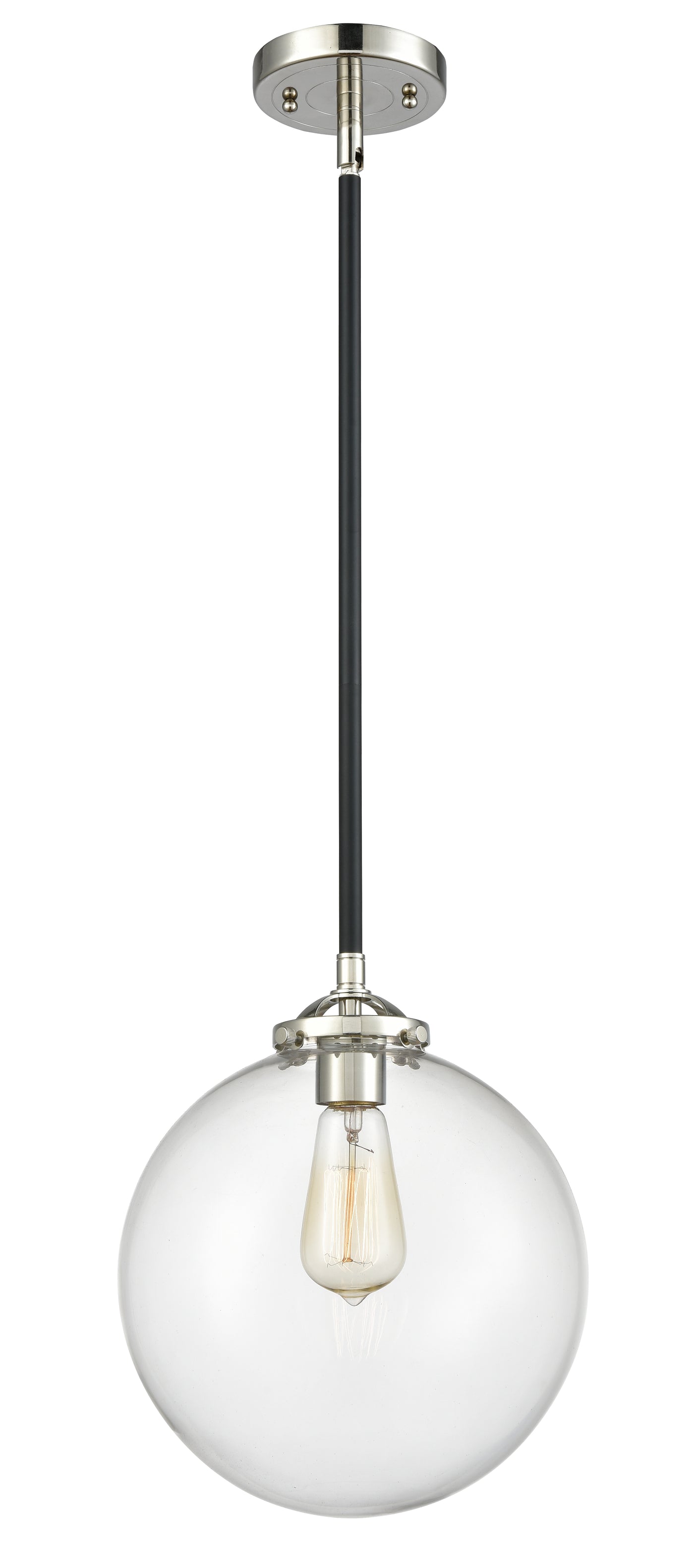 Nouveau Mini Pendant Black Cast Brass