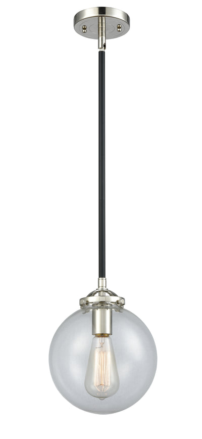 Nouveau Mini Pendant Black Antique Brass