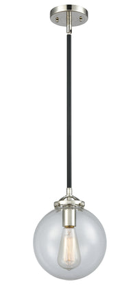 Nouveau Mini Pendant 8" Cast Brass