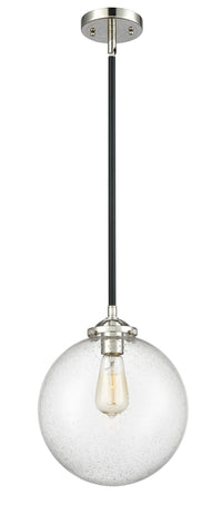 Nouveau Mini Pendant Black Cast Brass