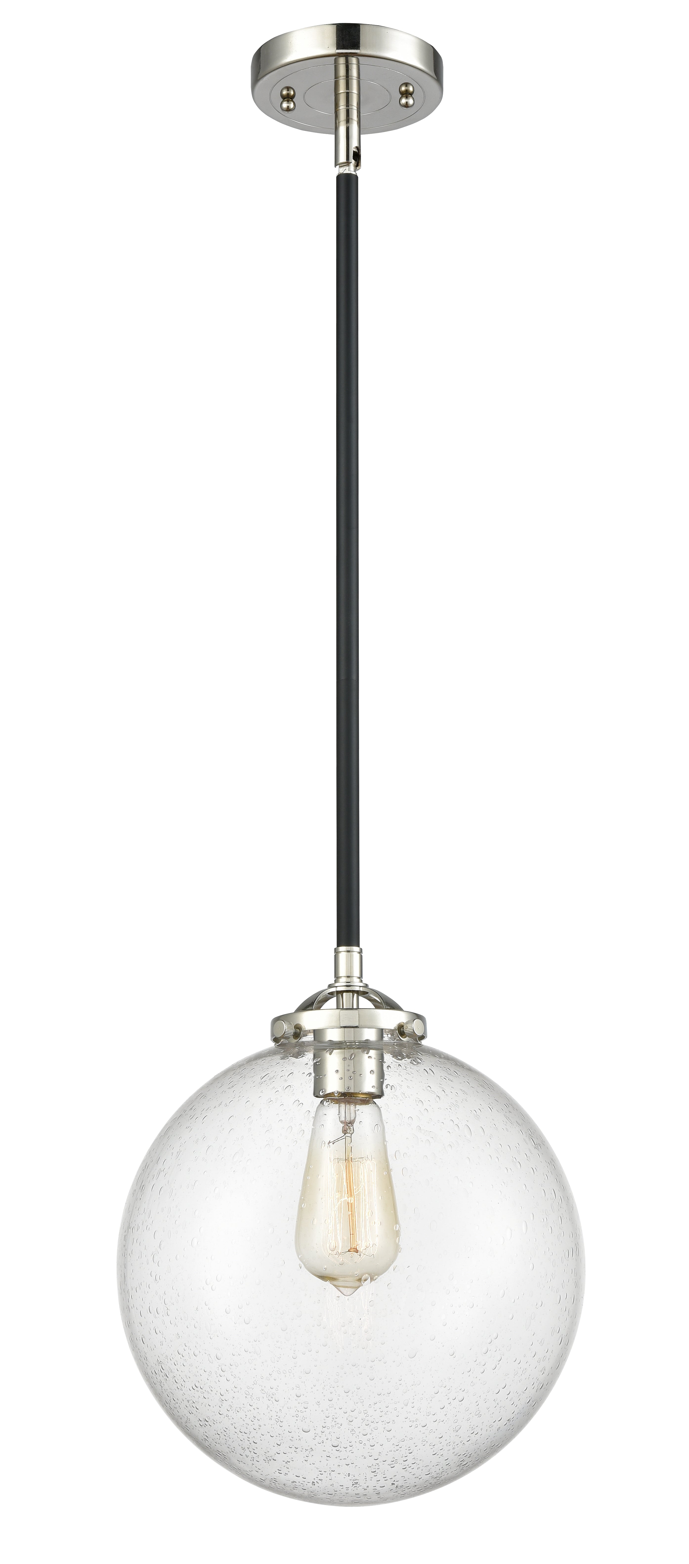 Nouveau Mini Pendant Black Cast Brass