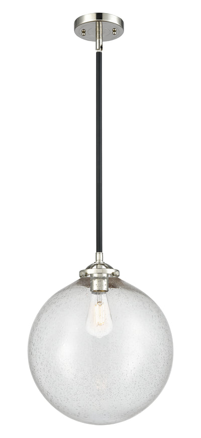 Nouveau Mini Pendant Black Antique Brass