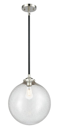 Nouveau Mini Pendant Black Antique Brass