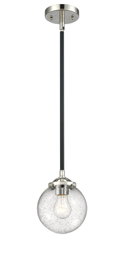 Nouveau Mini Pendant Black Antique Brass