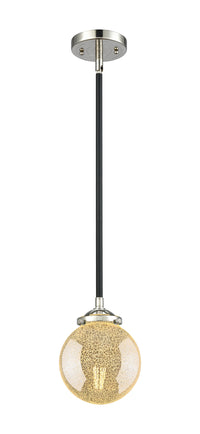 Nouveau Mini Pendant Black Antique Brass