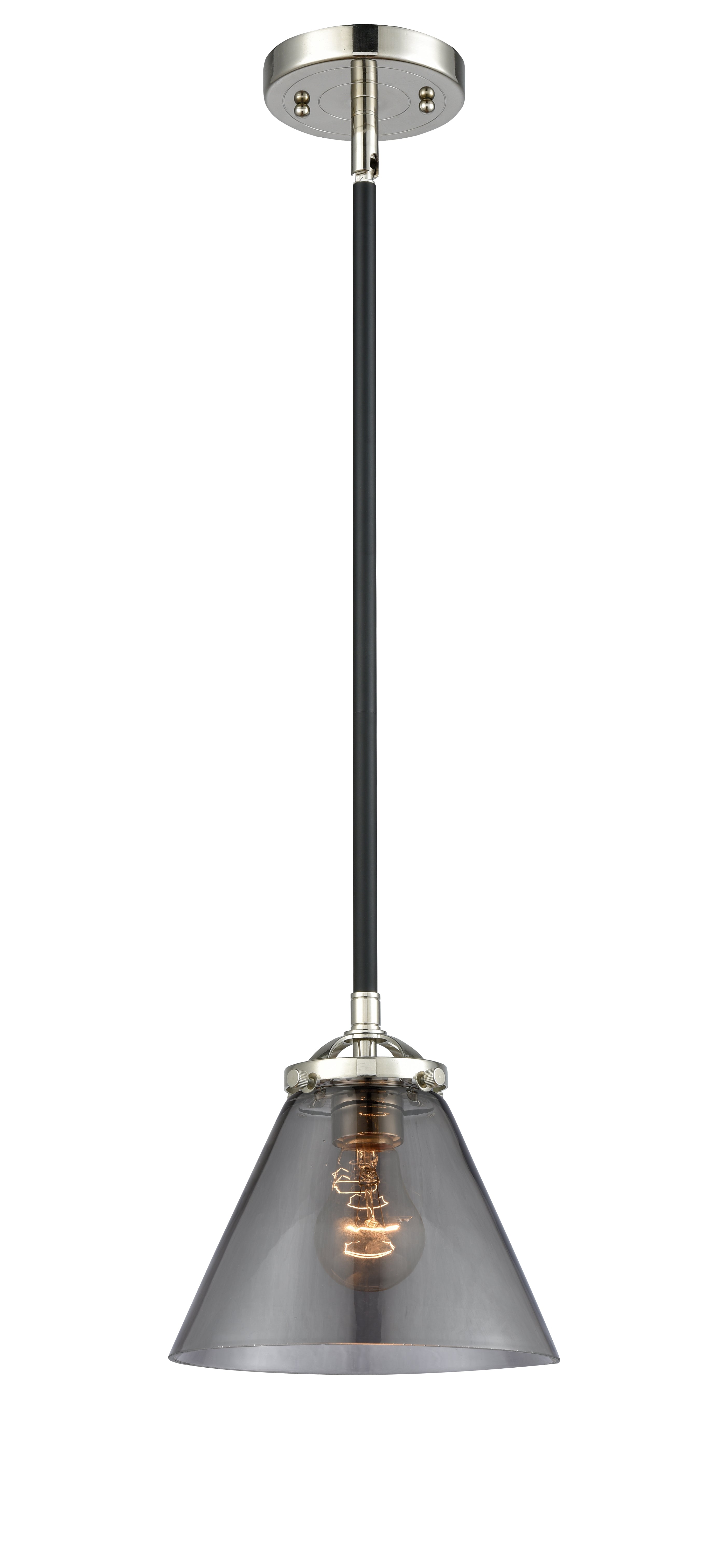 Nouveau Mini Pendant Black Antique Brass