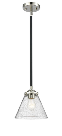 Nouveau Mini Pendant Black Antique Brass