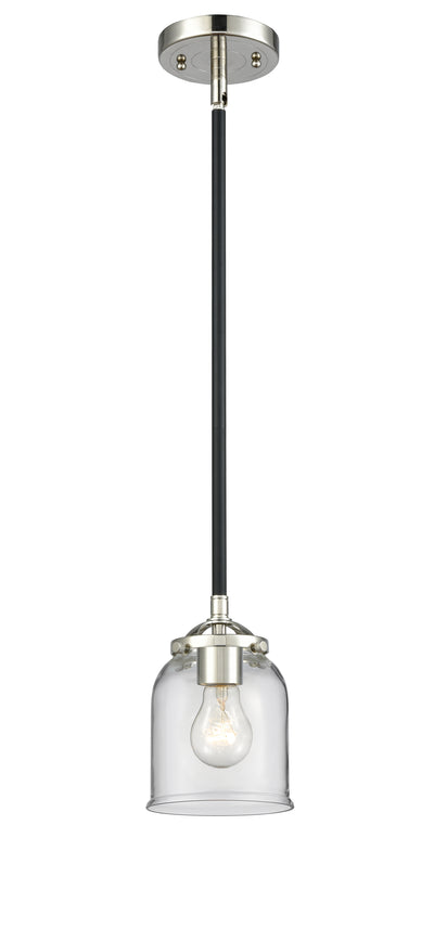 Nouveau Mini Pendant Black Antique Brass