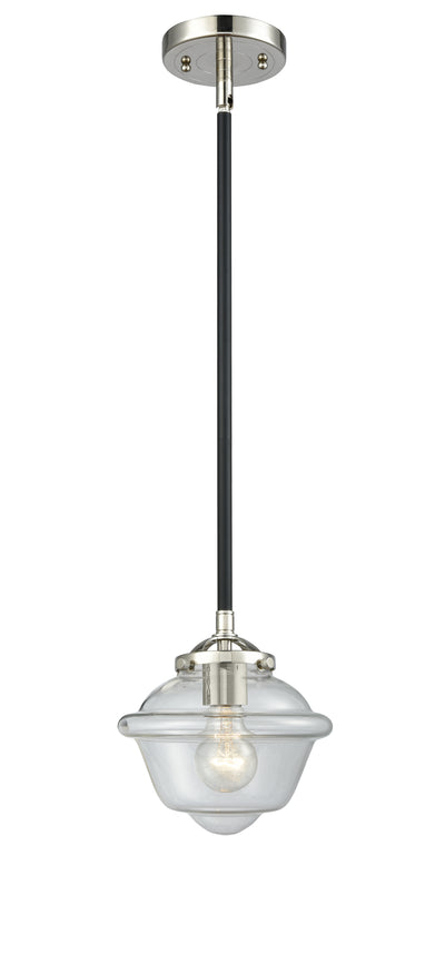 Nouveau Mini Pendant Black Antique Brass