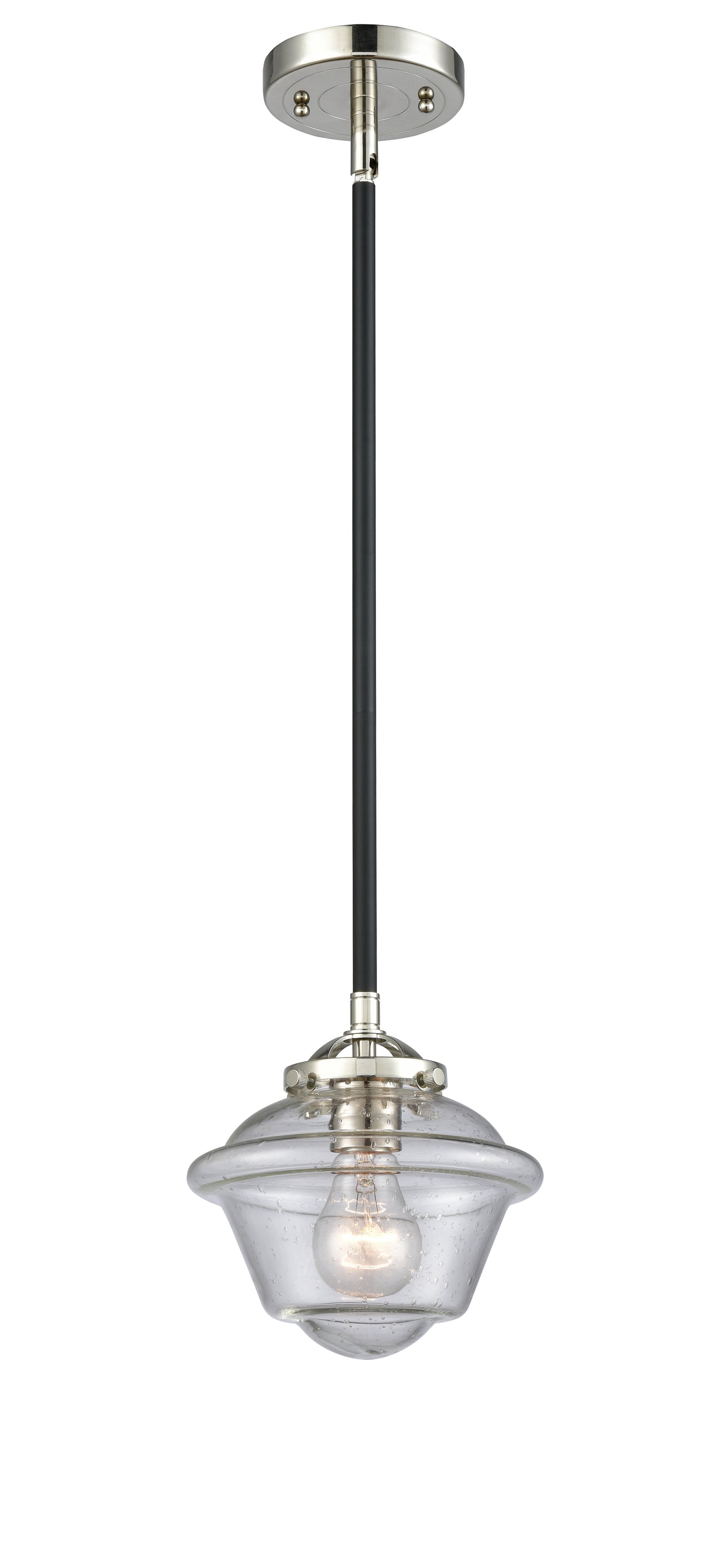 Nouveau Mini Pendant Black Antique Brass