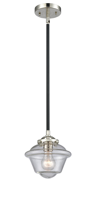 Nouveau Mini Pendant Black Antique Brass