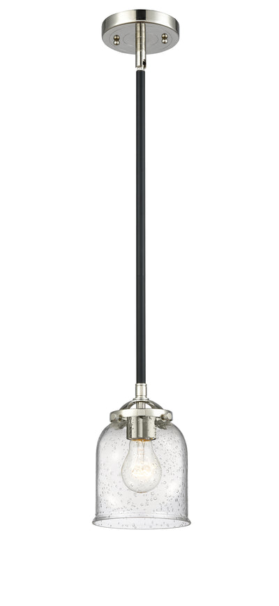 Nouveau Mini Pendant Black Antique Brass