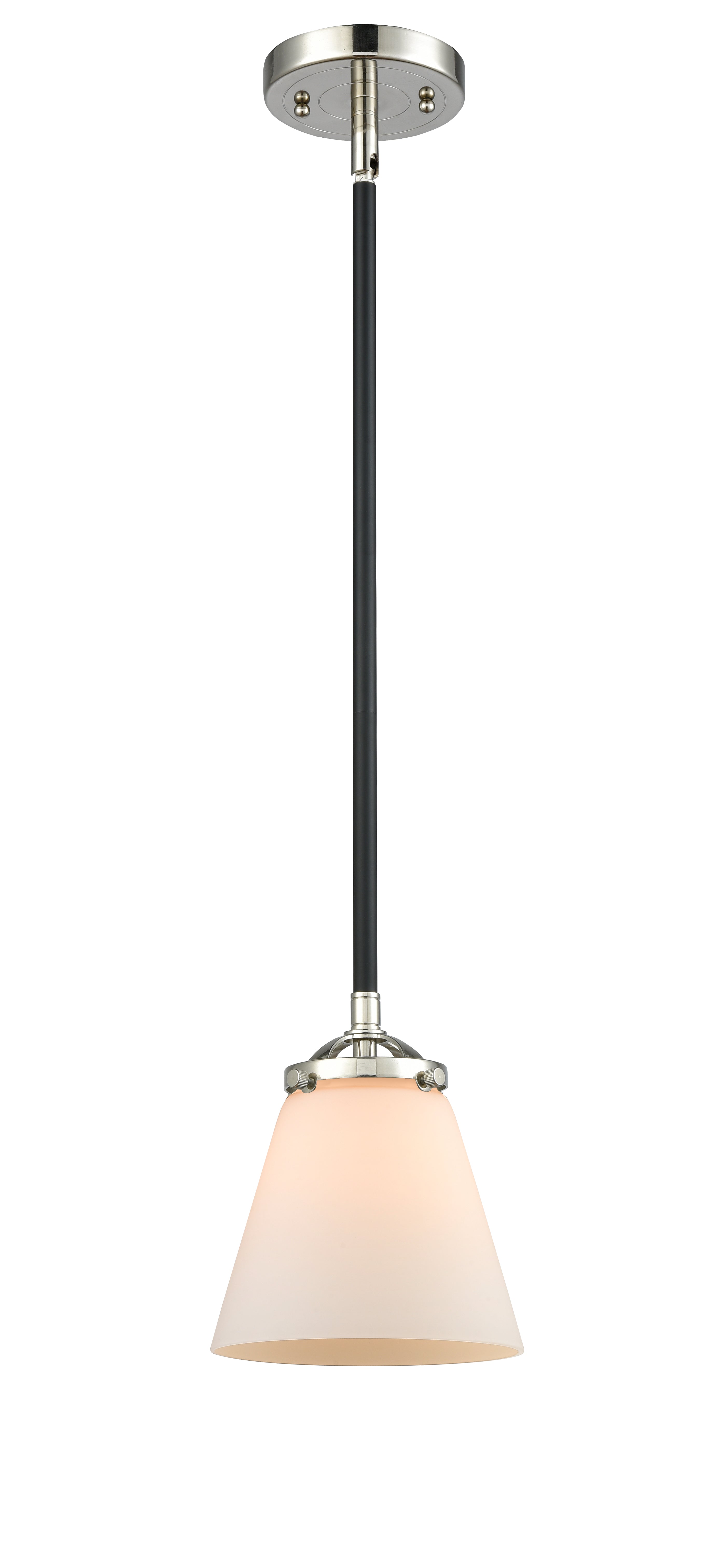 Nouveau Mini Pendant Cast Brass 6.25 Inch