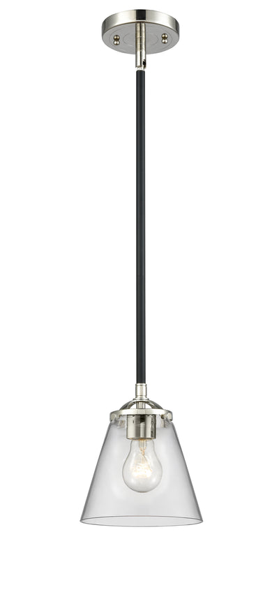 Nouveau Mini Pendant Black Antique Brass