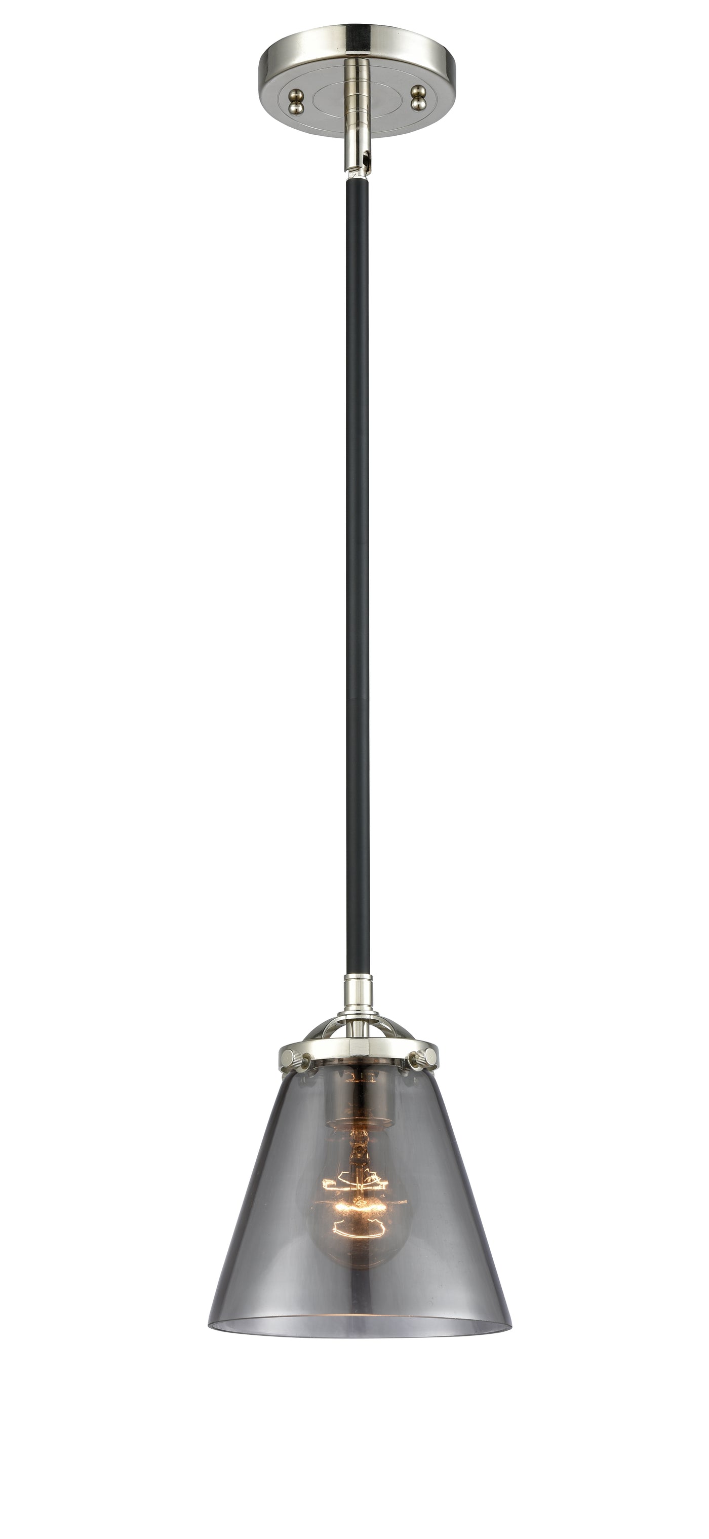 Nouveau Mini Pendant Black Antique Brass