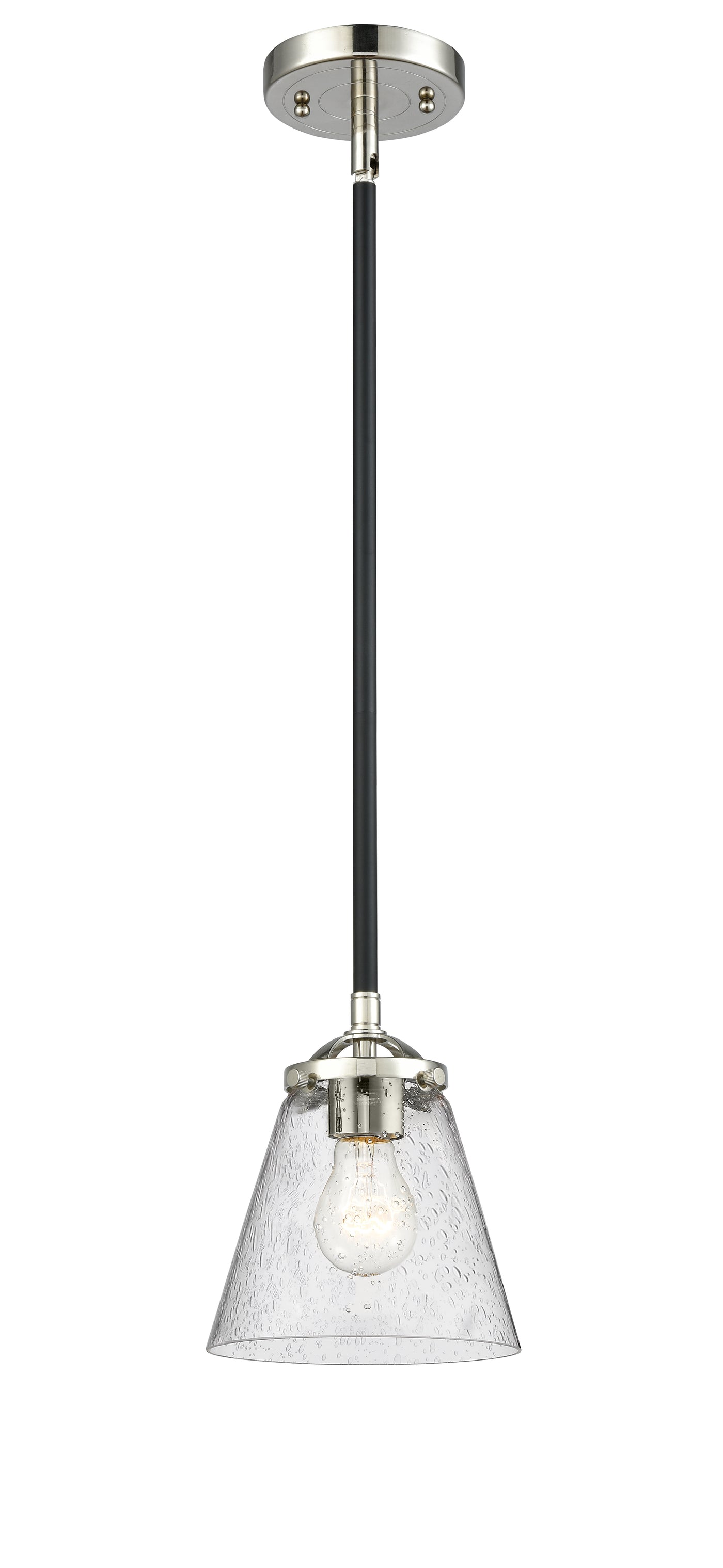 Nouveau Mini Pendant Cast Brass 6.25 Inch