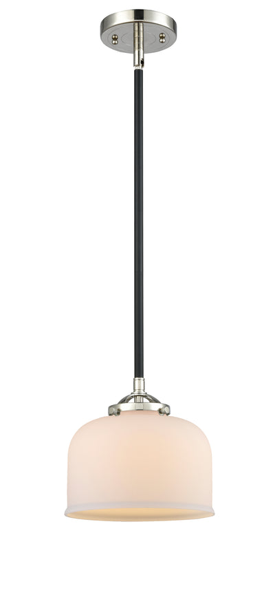 Nouveau Mini Pendant Cast Brass 8 Inch