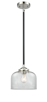 Nouveau Mini Pendant Cast Brass 8 Inch