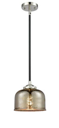 Nouveau Mini Pendant Cast Brass 8 Inch