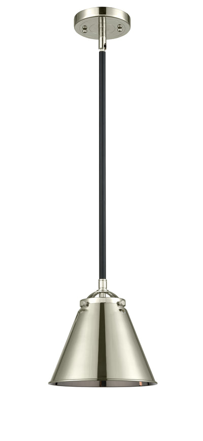 Nouveau Mini Pendant Black Antique Brass