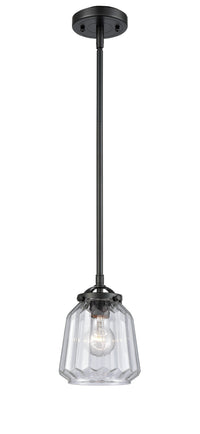 Nouveau Mini Pendant Black Antique Brass