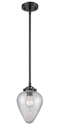 Nouveau Mini Pendant Black Antique Brass