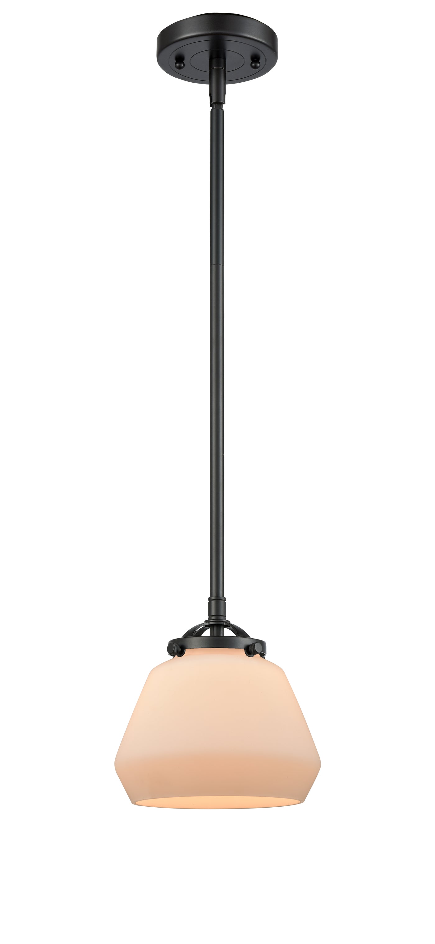 Nouveau Mini Pendant 6.75 Inch Cast Brass