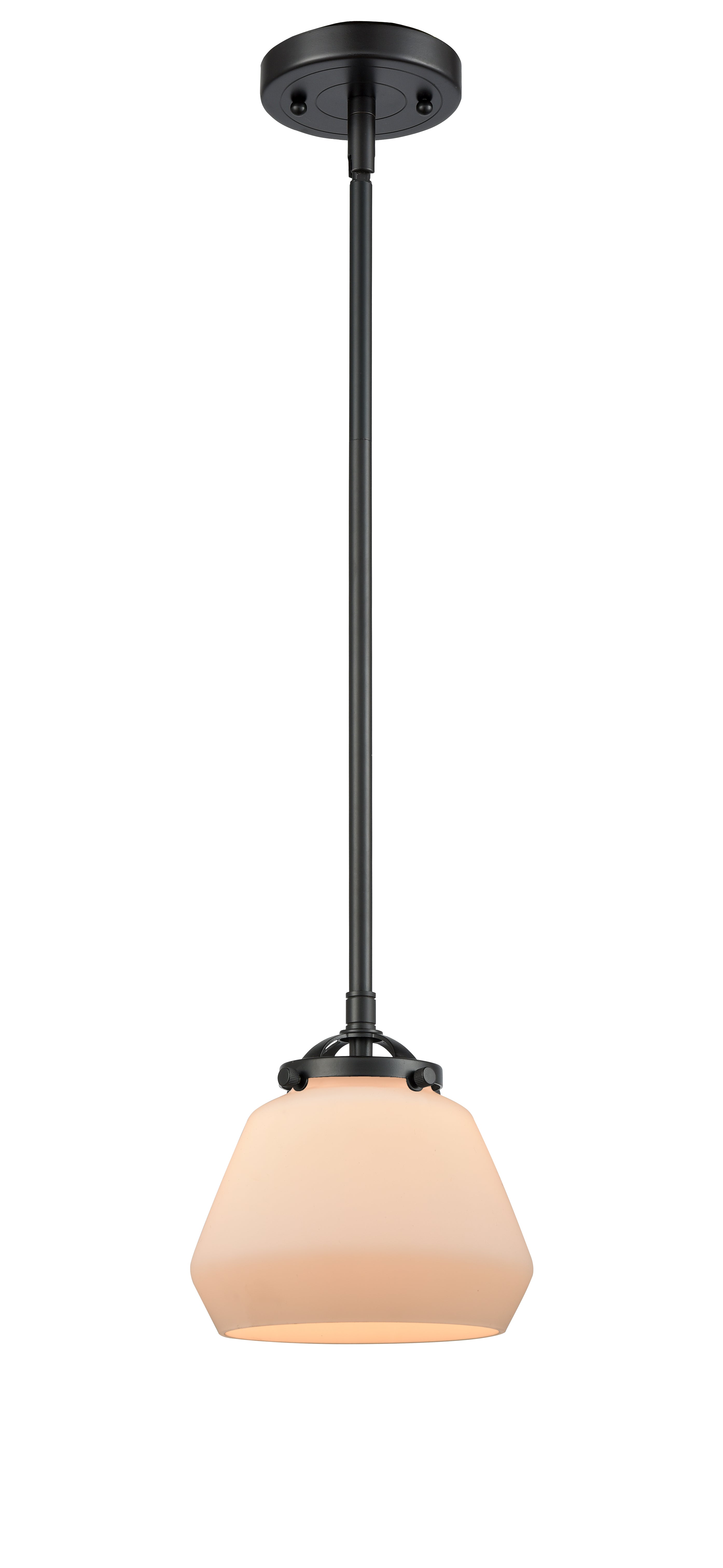 Nouveau Mini Pendant 6.75 Inch Cast Brass