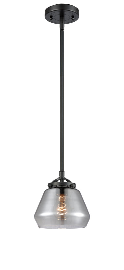 Nouveau Mini Pendant 6.75 Inch Cast Brass