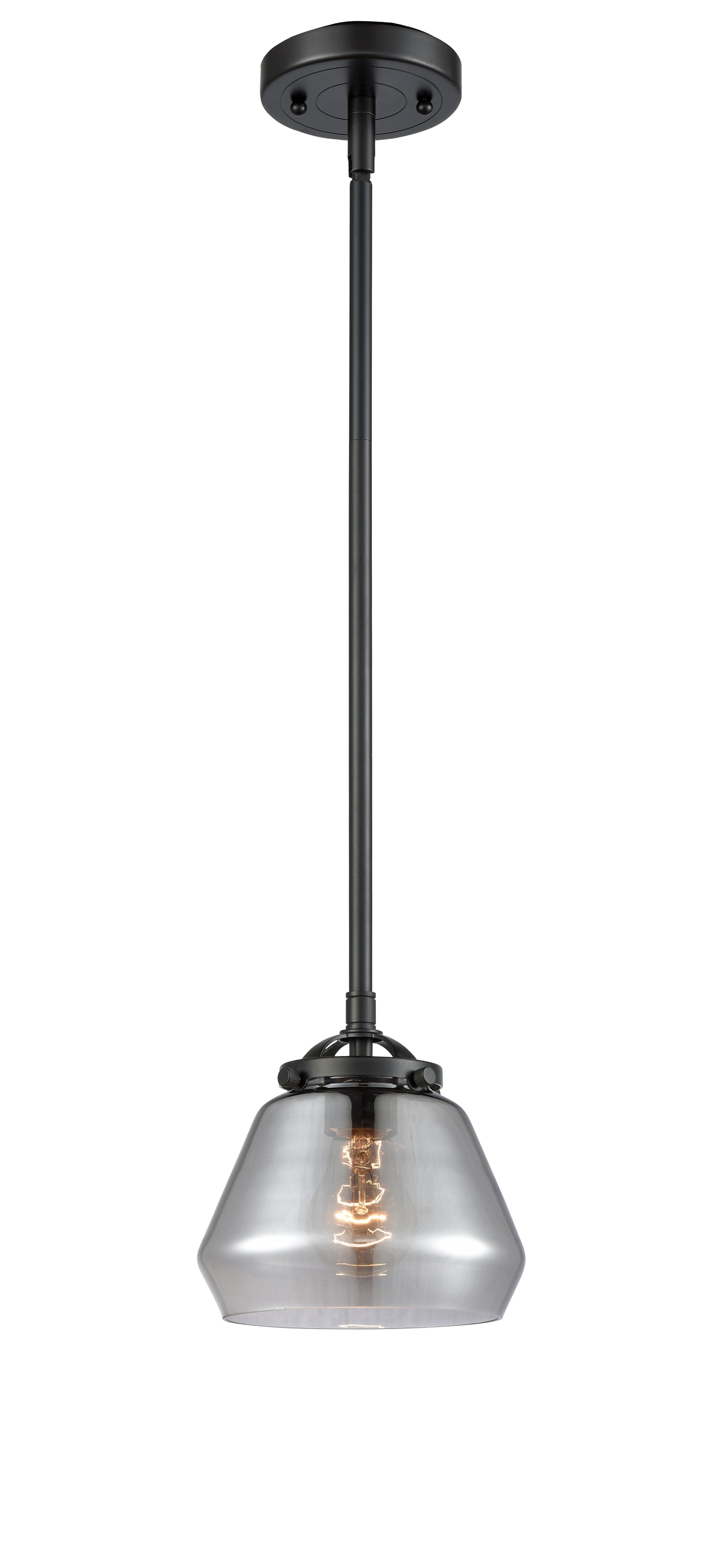 Nouveau Mini Pendant Black Antique Brass