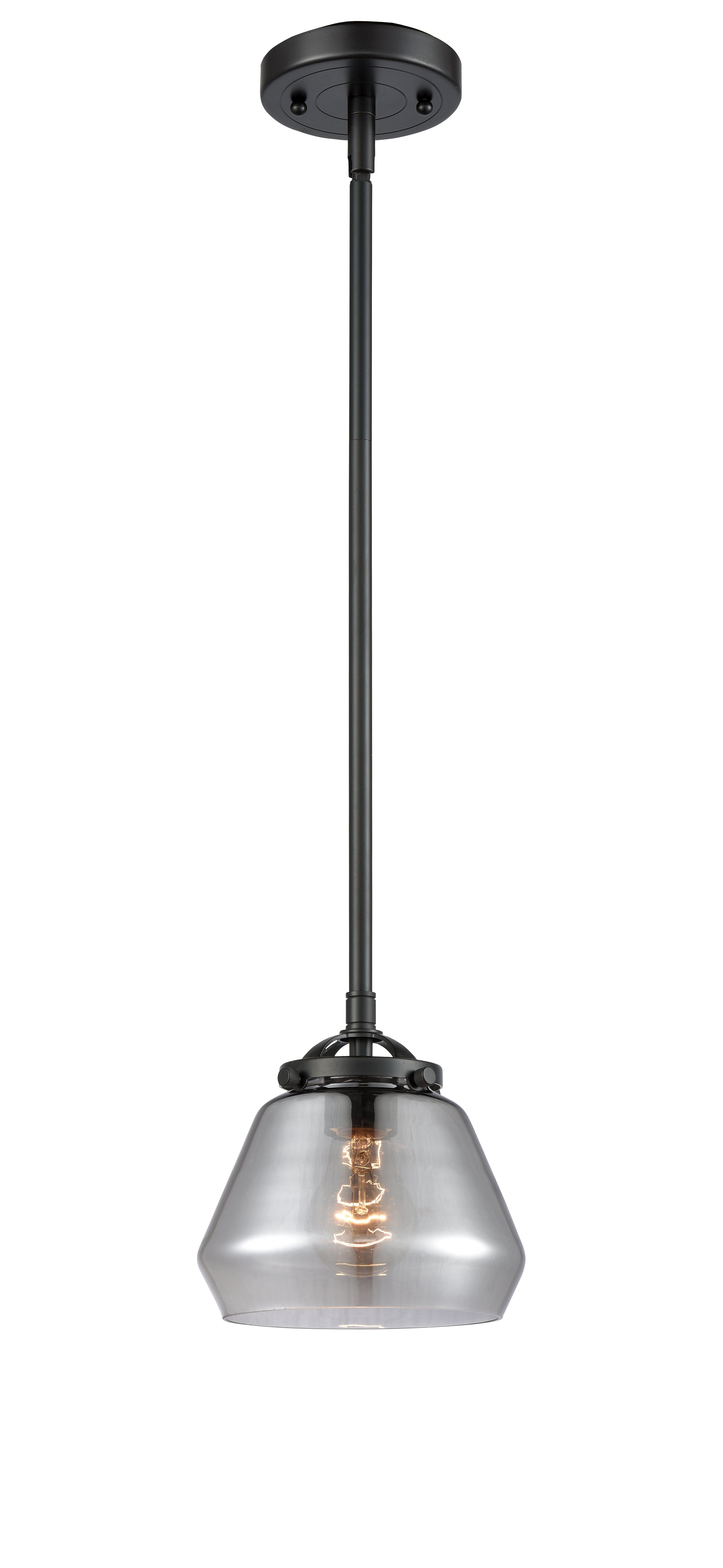 Nouveau Mini Pendant Black Antique Brass