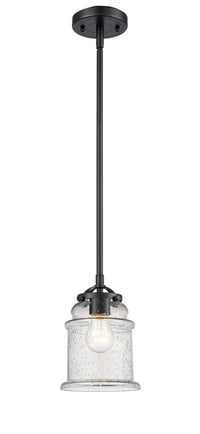 Nouveau Mini Pendant Black Antique Brass