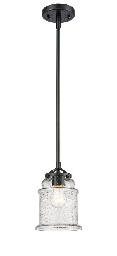 Nouveau Mini Pendant Black Antique Brass