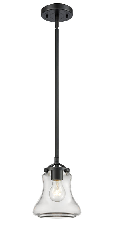 Nouveau Mini Pendant Black Antique Brass