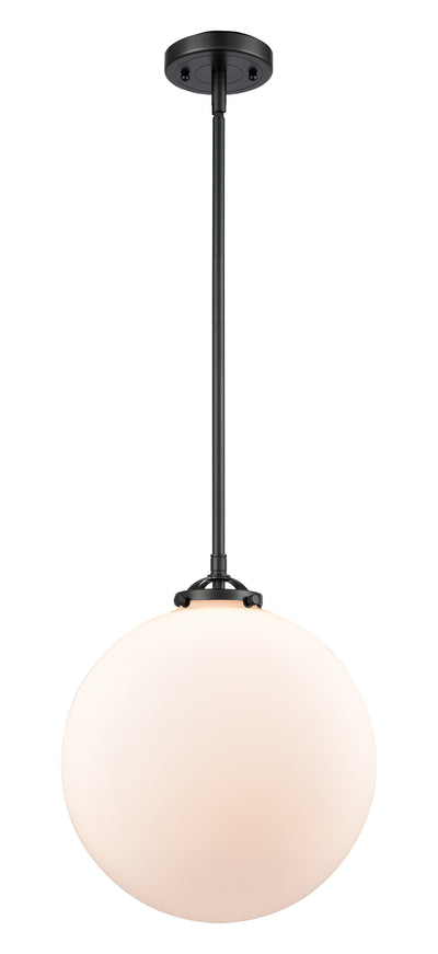 Nouveau Mini Pendant Black Antique Brass