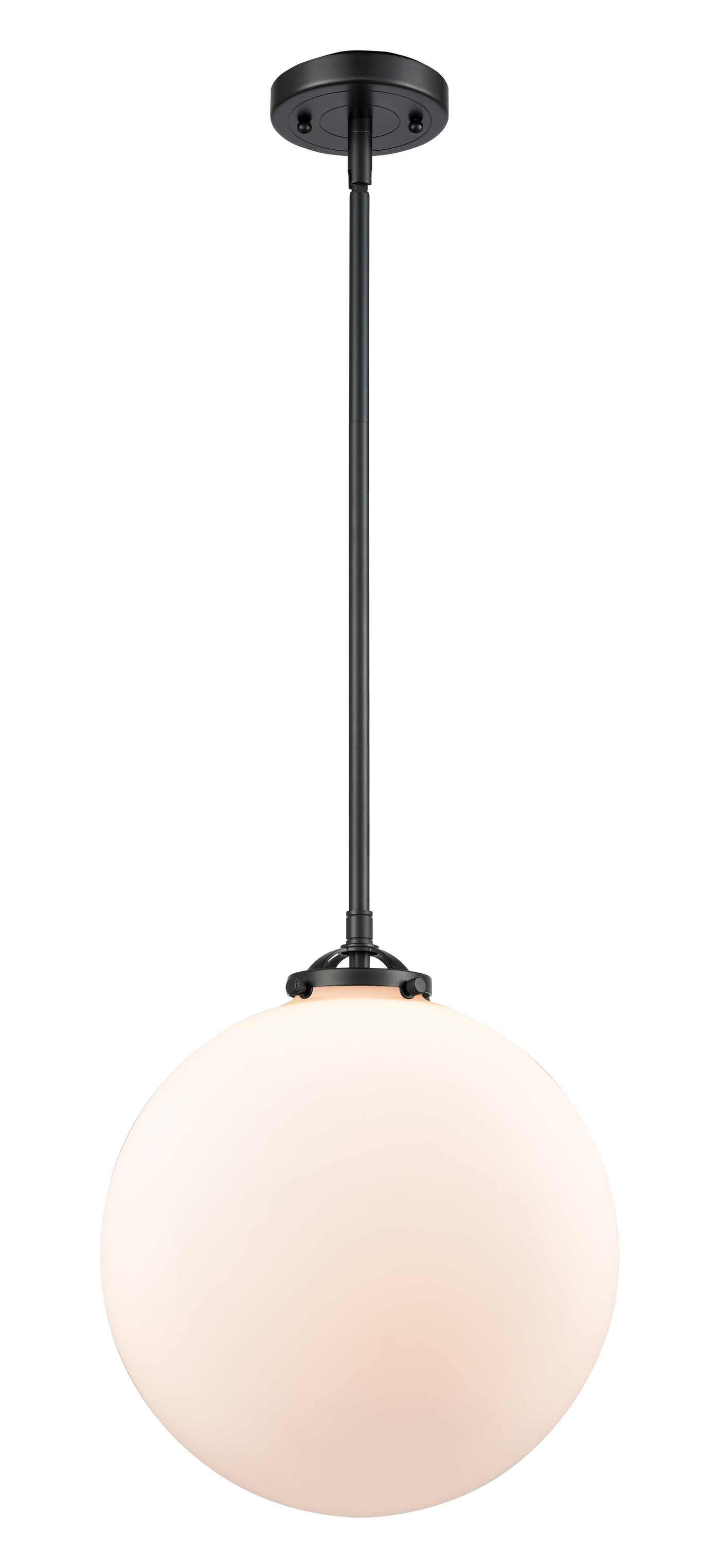 Nouveau Mini Pendant Black Antique Brass