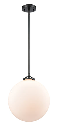 Nouveau Mini Pendant Black Antique Brass