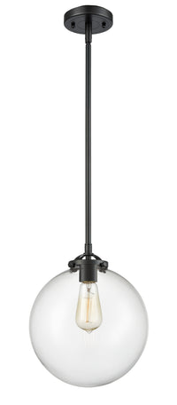 Nouveau Mini Pendant Cast Brass 10 Inch