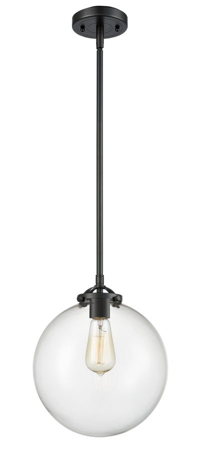 Nouveau Mini Pendant Black Cast Brass
