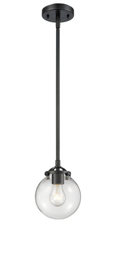 Nouveau Mini Pendant Black Antique Brass