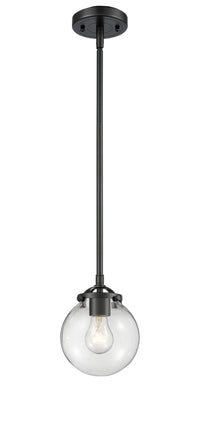 Nouveau Mini Pendant 6 Lights Black Brass