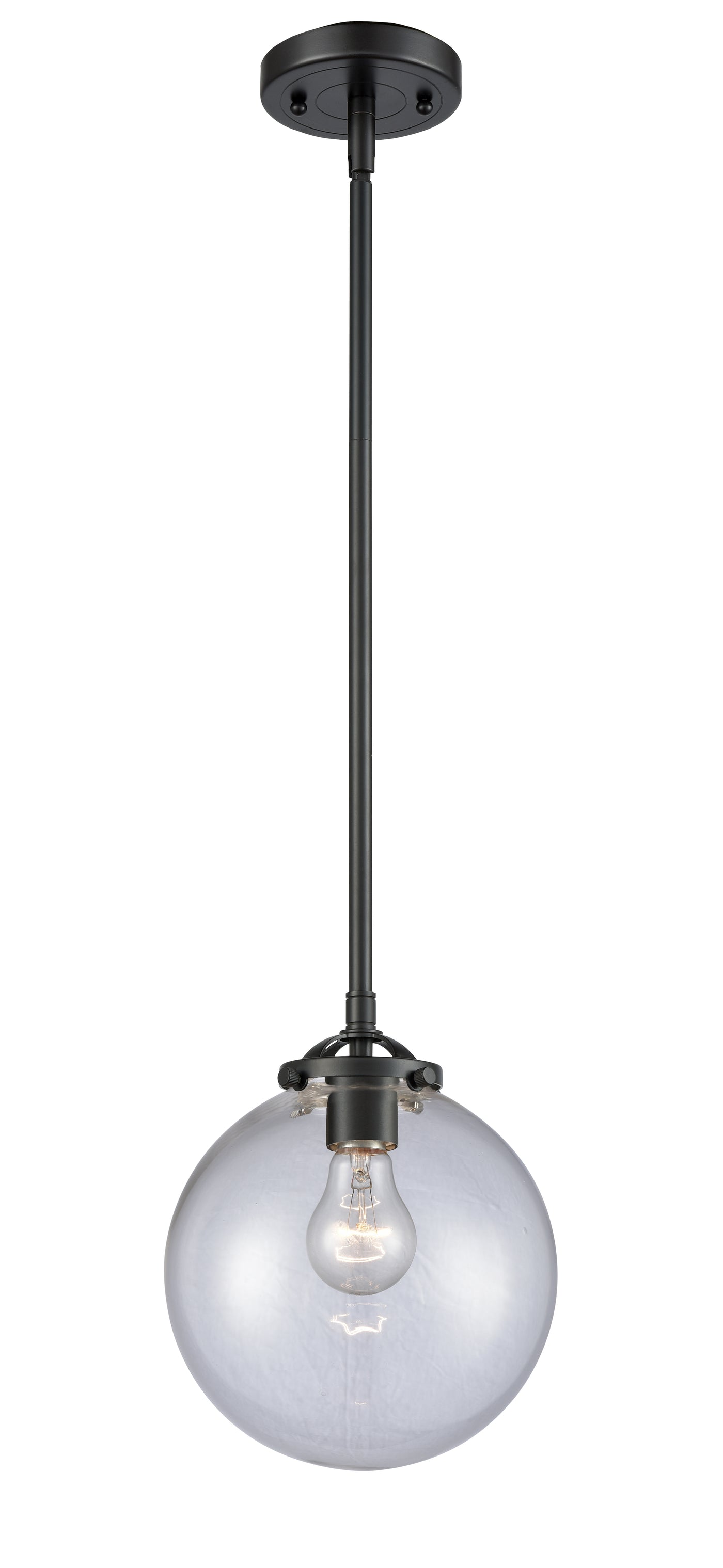 Nouveau Mini Pendant Black Antique Brass