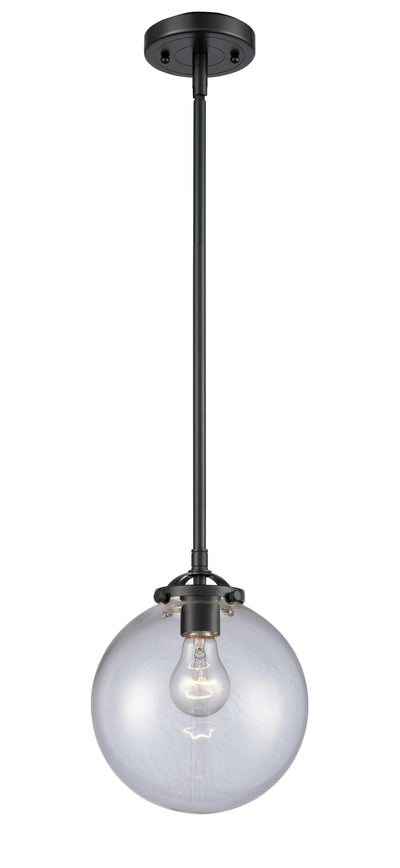 Nouveau Mini Pendant 8" Cast Brass